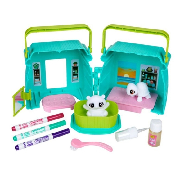 New!Scribble Scrubbie Pets Scented Spa Playset 3+ - Picture 4 of 5